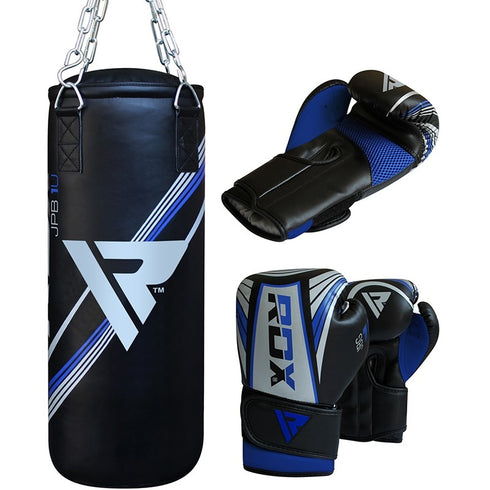 RDX X1U FILLED DEMO PUNCH BAG & GLOVES-5